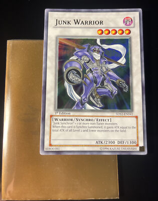 Yu-Gi-Oh! TCG Junk Warrior 5D's Starter Deck 5DS1-EN041 1st Edition Ultra Rare-image