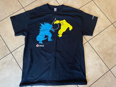 Godzilla X Kong The New Empire American Red Cross T-Shirt Large New King Kong-image