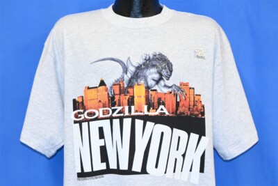 vtg 90s GODZILLA IN NY MONSTER '98 MOVIE TOMOYUKI TANAKA DEADSTOCK t-shirt XL-image