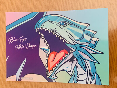 Yu-Gi-Oh BLUE EYES WHITE DRAGON Phot Card KONAMI  From Japan F/S-image