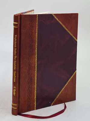 Vergleichende Studien ?Ber Eisenbahn-Signalwesen Unter Besondere [Leather Bound]-image