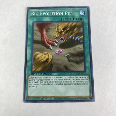 Yugioh Big Pill Evolution SGX4-ENC12 1st Edition Speed Duel Midterm Destruction-image