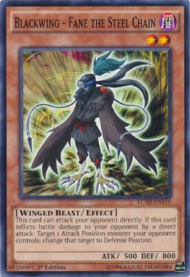 Blackwing - Fane the Steel Chain - LC5D-EN119 - Common - 1st Edition NM YuGiOh! -image