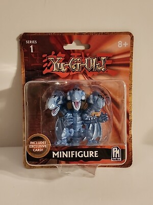 Yu-Gi-Oh Series 1 Mini Figure Blue Eyes Ultimate Dragon with Exclusive Card Phat-image