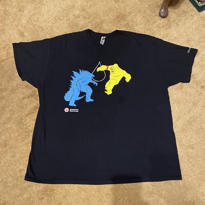 Godzilla x King Kong The New Empire Movie Promo T Shirt Size 2XL-image