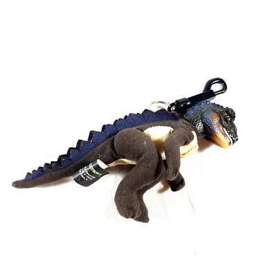1998 Mini Godzilla Plush w/ Vinyl Head Keyring & Keychain Cip-on-image