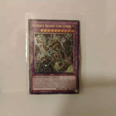 YuGiOh Ultimate Ancient Gear Golem SGX1-END21 Secret Rare 1st Edition🔥-image