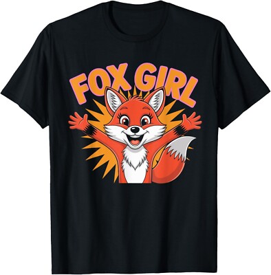 Fox Girl | Childrens Foxes Apparel | Youth Kids Girls Fox T-Shirt-image