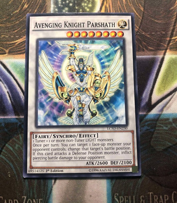 *** AVENGING KNIGHT PARSHATH *** 1ST EDITION LC5D-EN230 YUGIOH!-image