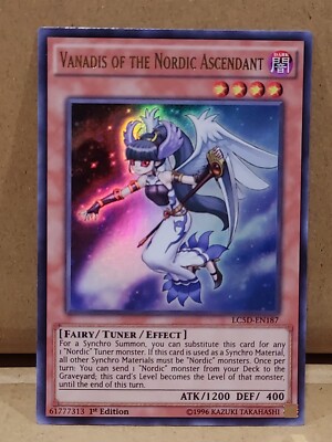 Vanadis of the Nordic Ascendant LC5D-EN187 - Ultra Rare Yugioh! Holo Foil Nice!-image