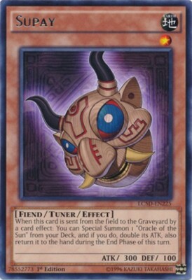 Yugioh! MP Supay - LC5D-EN225 - Rare - 1st Edition Moderately Played, English-image
