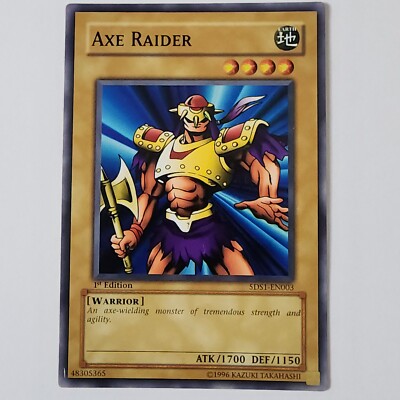 Axe Raider - 5DS1-EN003 - VLP/LP - Common - 1st ed - Yugioh-image
