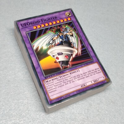 Yugioh GX Syrus Truesdale 63 Card Deck UFORoid Fighter Super Vehicroid Fusion NM-image