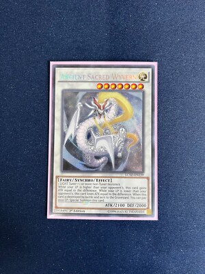 Yugioh! 1x Ancient Sacred Wyvern, LC5D-EN239, Secret Rare, 1st Edition, M/NM!-image