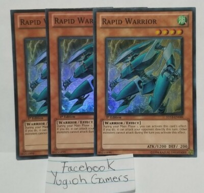 YUGIOH RAPID WARRIOR  5DS3 SUPER LIGHT PLAYED-image