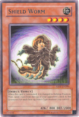 Yu-Gi-Oh Card - ABPF-EN099 - SHIELD WORM (rare) - NM/Mint-image