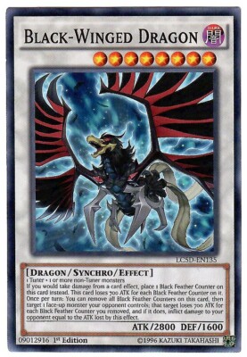 Yu-Gi-Oh! Black-Winged Dragon LC5D-EN135 Legendary Collection 5D's 1stEdition-image