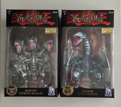 PhatMojo Yu-Gi-Oh! Blue-Eyes White & Ultimate Dragon Figure Limited Edition -NEW-image