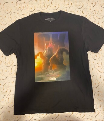 Godzilla X Kong New Empire T-Shirt L size From NYC Premier-image