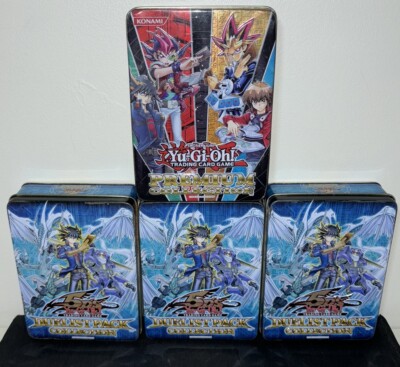 Yu-Gi-Oh 5D's 2008 Collector Tin Duelist Pack Collection Set Of 4.-image