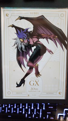 Yugioh GX Collaboration Cafe Bromide Card - Yubel 7inX5in   18cmX12.5cm-image