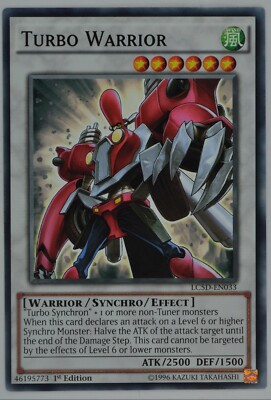 Yugioh Turbo Warrior LC5D-EN033 Common 1st Edition-image