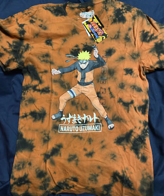 JAPANESE ANIME MANGA Naruto Unisex Graphic  T-Shirt Size Medium Multi Colour New-image