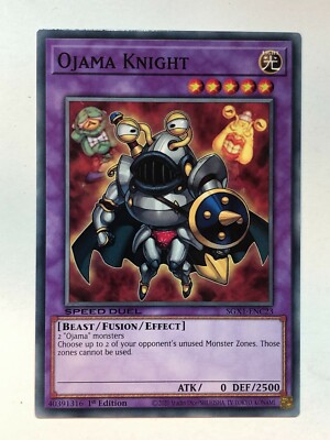 Yu-Gi-Oh! Speed Duel GX: Duel Academy Ojama Knight SGX1-ENC23 NM/M-image