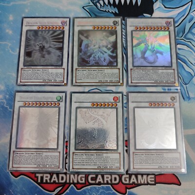 Yugioh Bundle Set Ghost Rare 5DS Black Rose Dragon CSOC-FR039 And Etc France -image