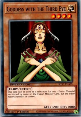Goddess with the Third Eye SGX2-ENA05 Speed Duel GX: Midterm Paradox 1st Edition-image