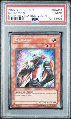 PSA 9 MINT 2007 Kaibaman DR04-EN245 Secret Rare *1935 Yugioh-image