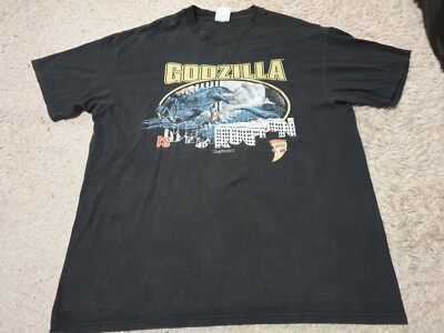 Rare 90s Godzilla Vintage Original Movie T shirt XL-image