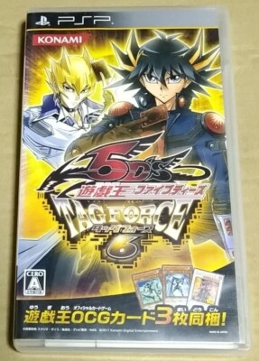 Sony PSP Yu-Gi-Oh! 5D's Tag Force 6 (no cards) 2011 Japanese Tested Genuine-image