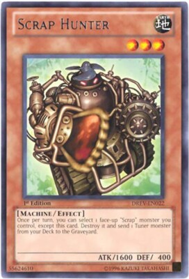 3 x Yu-Gi-Oh Card - DREV-EN022 - SCRAP HUNTER (rare) - NM-image