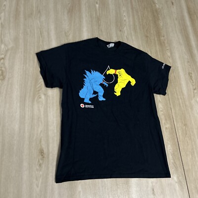 American Red Cross Godzilla x Kong The New Empire Movie T-Shirt Mens Size M-image