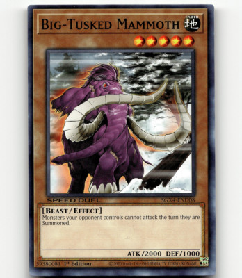 Yugioh Big-Tusked Mammoth - Speed Duel GX: Midterm Destruction-image