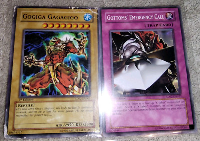 2 5DS2 1st Ed Yugioh Cards Gogiga Gagagigo-EN001 &Gottoms' Emergency Call-EN033-image
