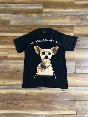 Vintage 1998 Taco Bell Godzilla Movie Here Lizard Chihuahua Gidget Shirt Medium-image