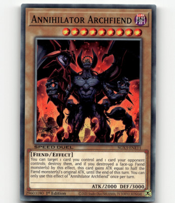 Yugioh Annihilator Archfiend Speed Duel GX: Duelists of Shadows-image