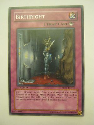 (x1) Birthrgiht 5DS1-EN040 Trap Card Yu-Gi-Oh (JB-57)-image