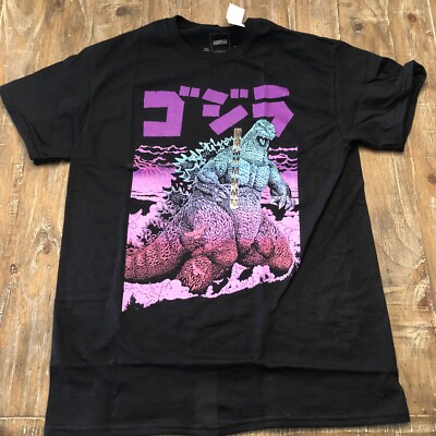 Spencer's Godzilla Gradient T-Shirt M Black-image