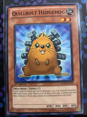 Yu-Gi-Oh! TCG Quillbolt Hedgehog Starter Deck: Duelist Tollbox 5DS3-EN012 1st...-image