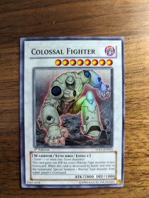 Yu-Gi-Oh! Colossal Fighter 5DS1-EN043 1st Edition Super Rare  NM/M-image