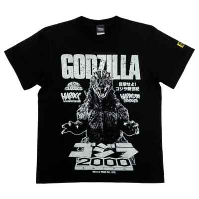 Godzilla 2000 Millenium T-shirt Black XL Size Unisex Tokusatsu Sci-Fi Japan-image