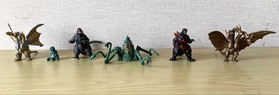 GODZILLA Figure Lot of 6 King Ghidorah H 5-10cm 1994 1995 Character Goods-image