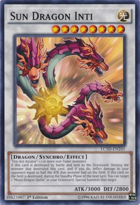 Sun Dragon Inti - LC5D-EN241 - Common - 1st Edition Moderately Played Legendary -image