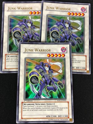 YUGIOH JUNK WARRIOR 5DS1-EN041 1ST ULTRA X3(LP)-image
