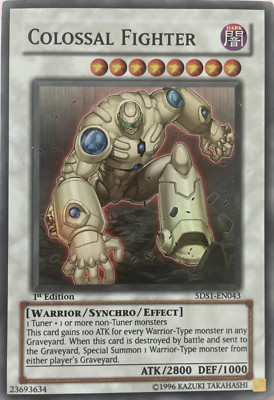 Colossal Fighter - 1st Edition 5DS1-EN043 SUPER RARE 1st Edition YuGiOh TCG Card-image
