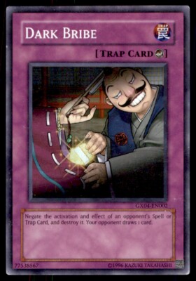 Yu-Gi-Oh! Dark Bribe #GX04-EN002 Near Mint-image