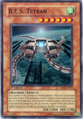 B.E.S. Tetran - EEN-EN017 - Super Rare - 1st Edition NM YuGiOh!  Booster Set Car-image